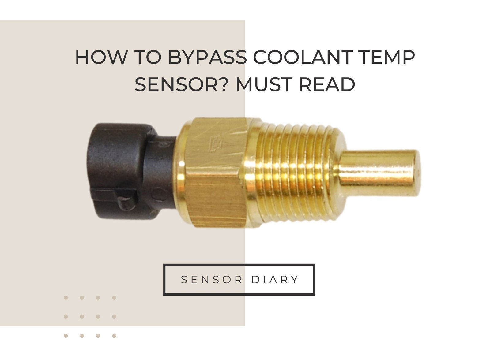 How To Bypass Coolant Temp Sensor? Must Read - Sensor Diary