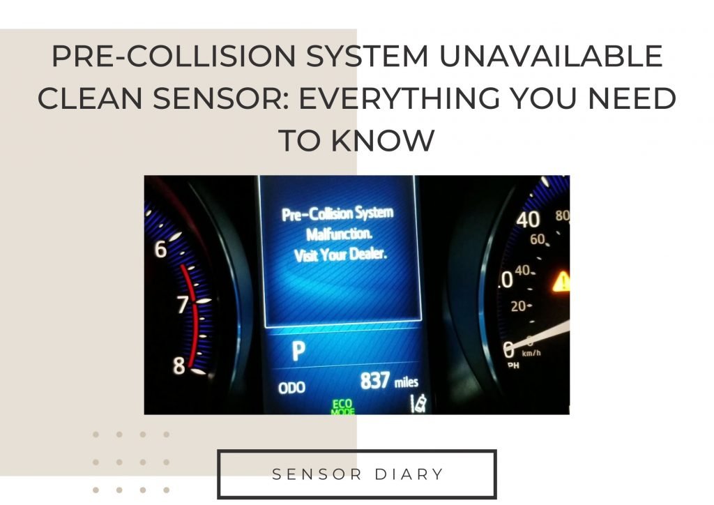 Pre-Collision System Unavailable Clean Sensor: Everything You Need to ...