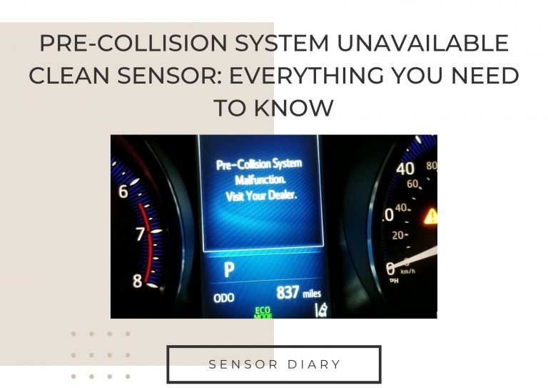 Pre-Collision System Unavailable Clean Sensor: Everything You Need to Know